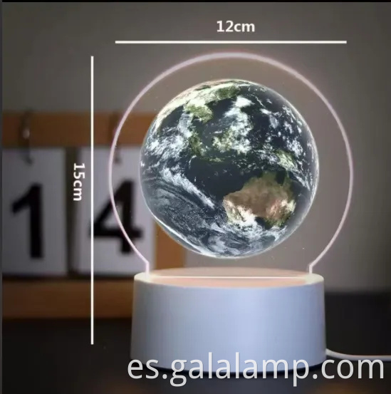 Luz nocturna de graduación 3D - Lámpara acrílica luminosa creativa